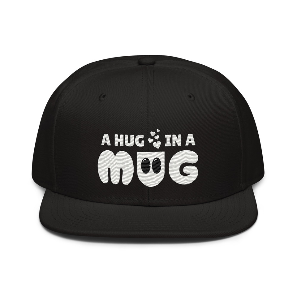 A Hug in a Mug - Funny Cartoon Snapback