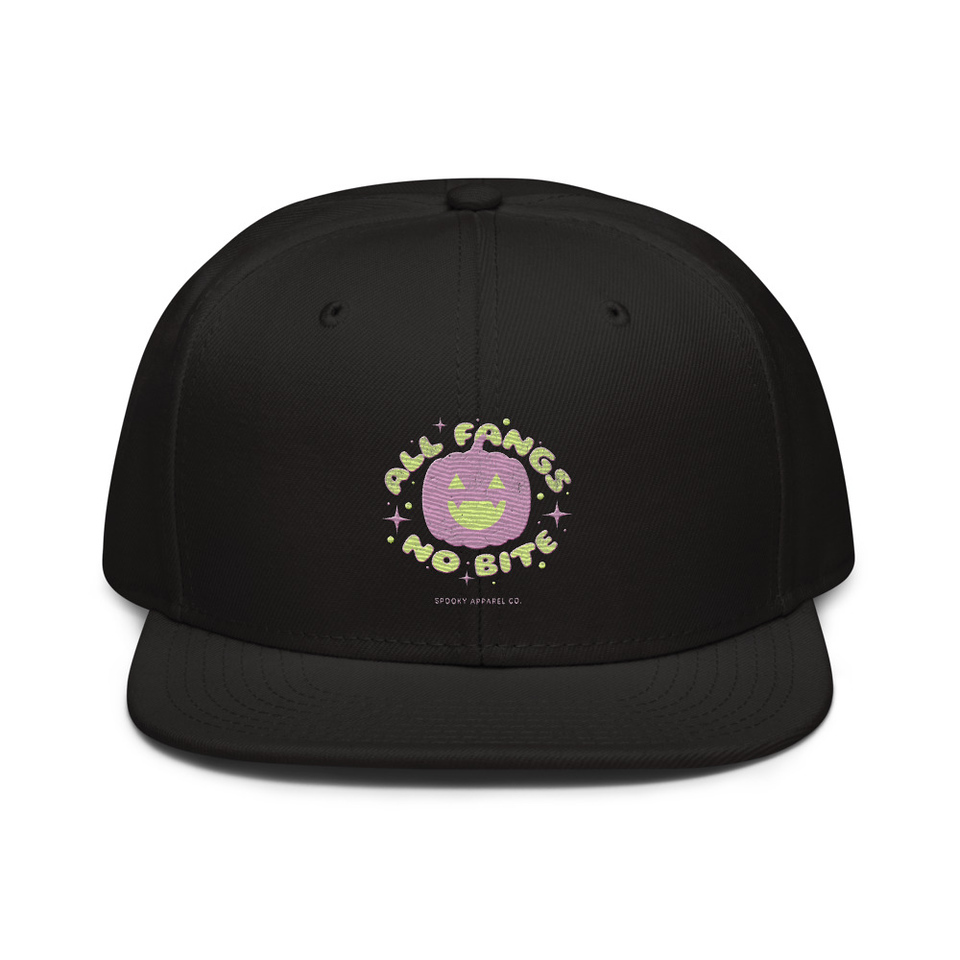 All Fangs No Bite - Halloween Snapback