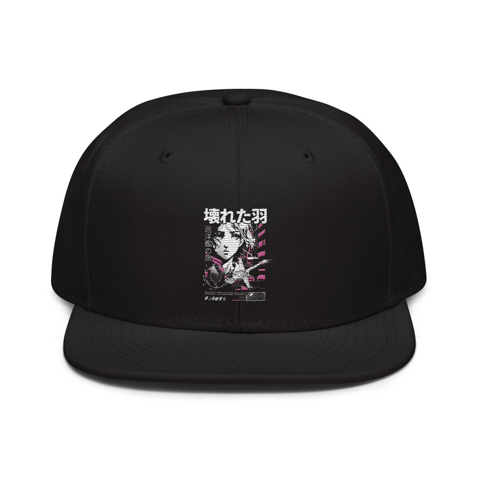 Anime Broken Wings - Neon Japanese Style Snapback