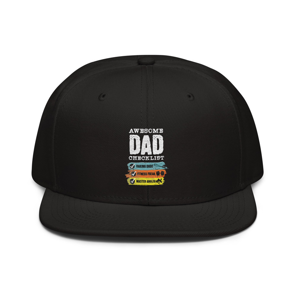 Awesome Dad Checklist Snapback