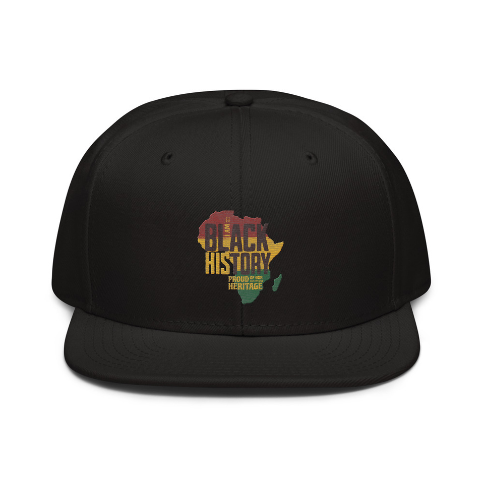Black History - Heritage Map Snapback