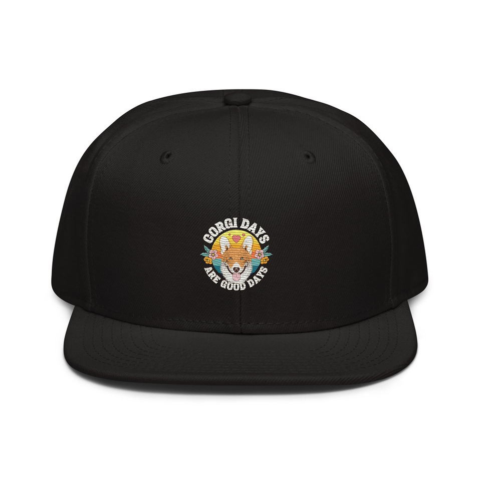 Corgi Days - Funny Animal Snapback