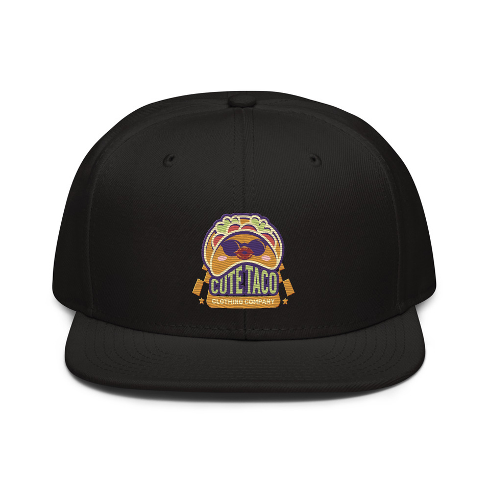 Cute Taco - Colorful Mexican Tortilla Snapback
