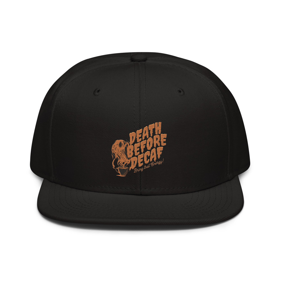 Death Before Decaf - Coffee Snapback