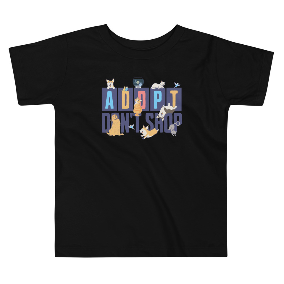 Adopt a Pet - Cute Animal Toddler Staple Tee