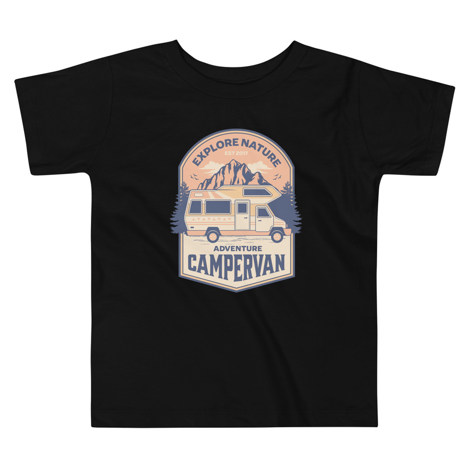 Adventure Campervan - Outdoor Toddler Staple Tee