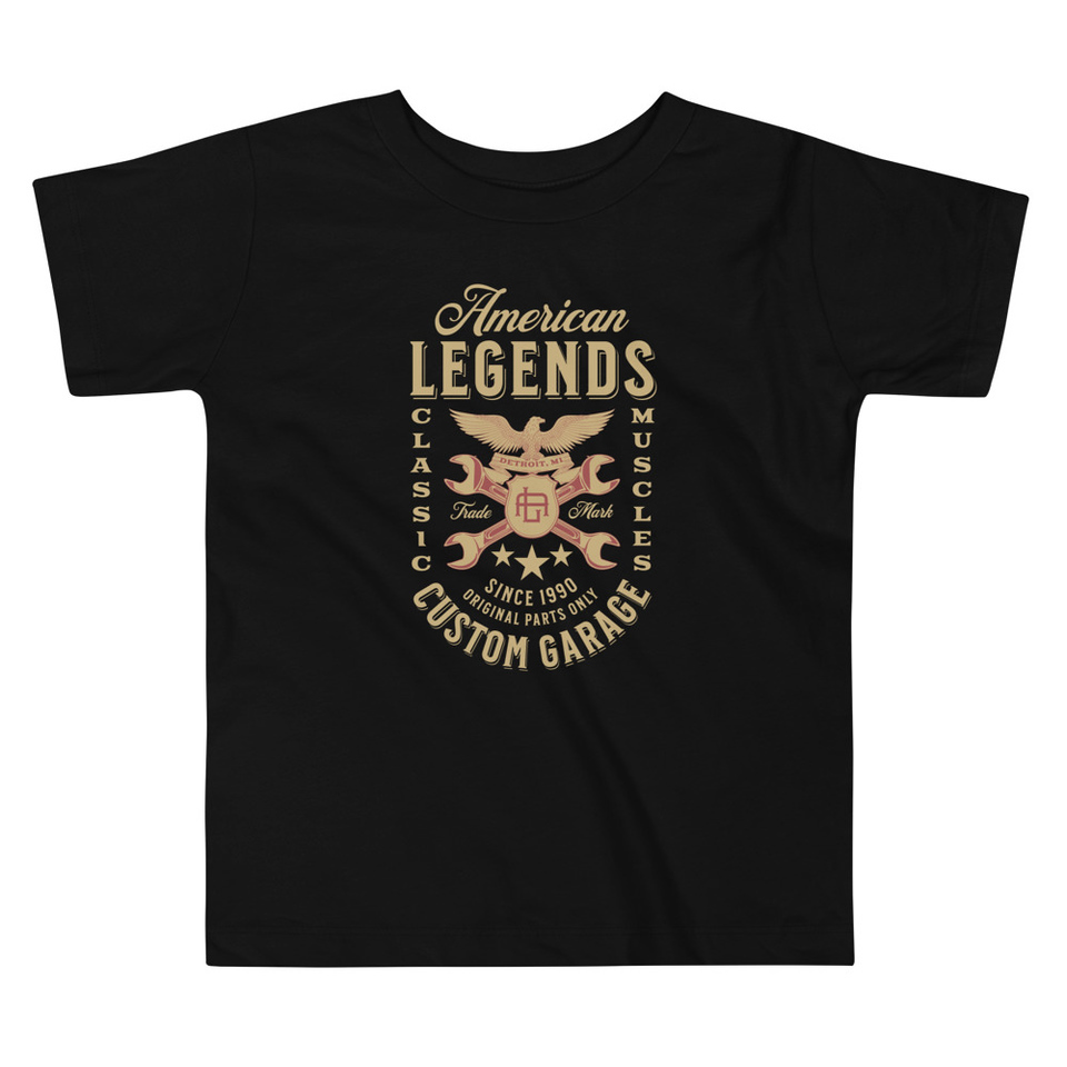 American Legends Garage - Eagle Toddler Staple Tee