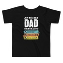 Awesome Dad Checklist Toddler Staple Tee