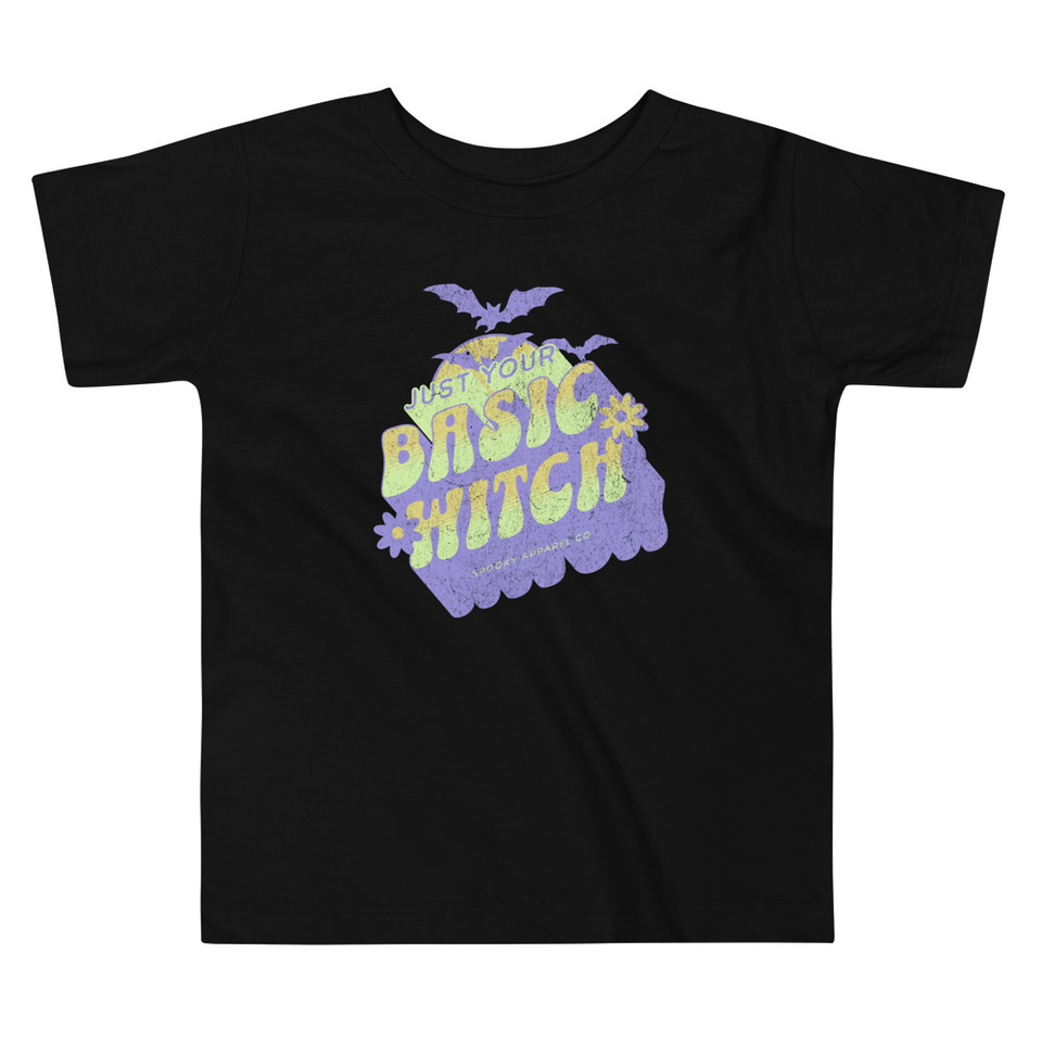 Basic Witch - Halloween Toddler Staple Tee