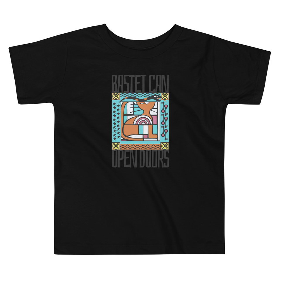 Bastet can Open Doors Toddler Staple Tee