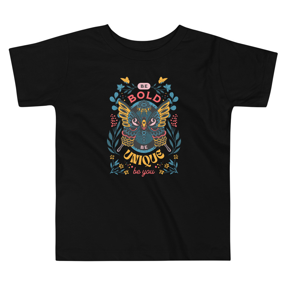 Be Bold Be Unique Toddler Staple Tee