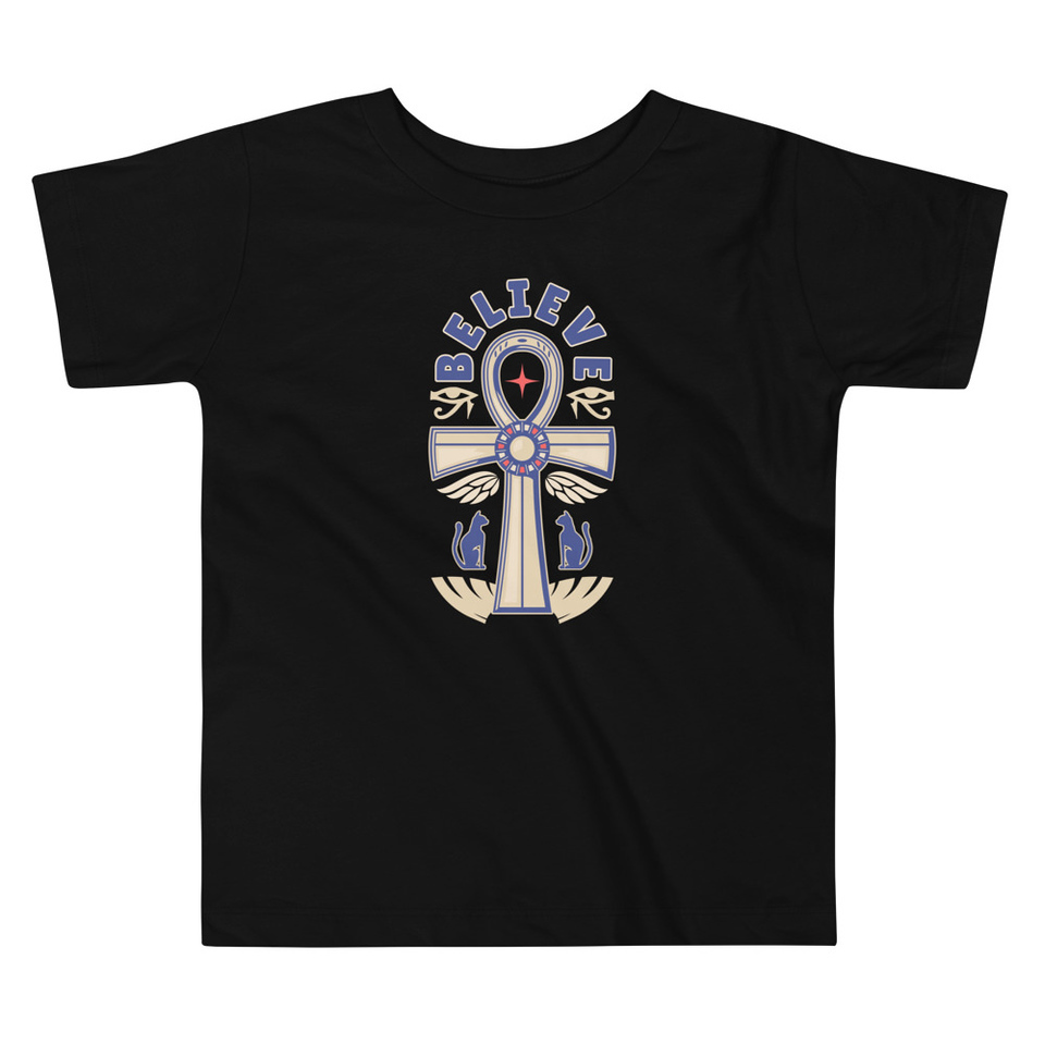 Believe  - Faith Symbol Toddler Staple Tee