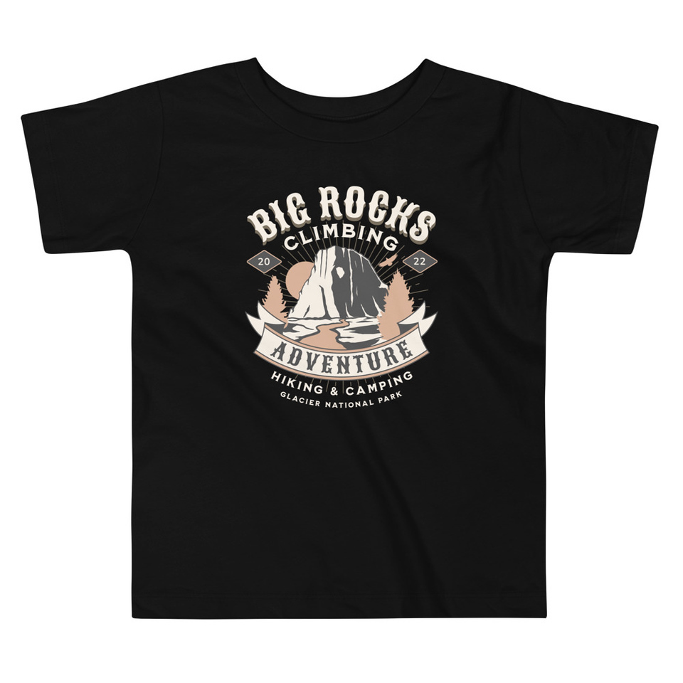 Big Rocks Climbing - Outdoor Adventure Toddler Staple Tee