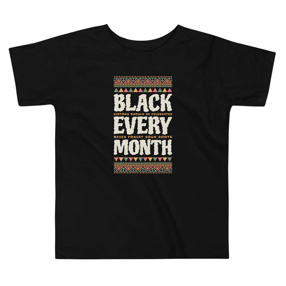 Black Every Month - African American History Toddler Staple Tee