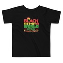 Black History is World History - Heritage Awareness Toddler Staple Tee