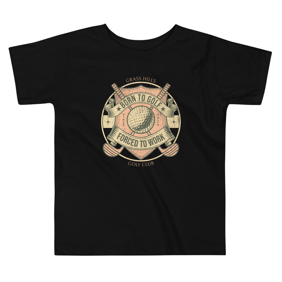 Born To Golf Toddler Staple Tee