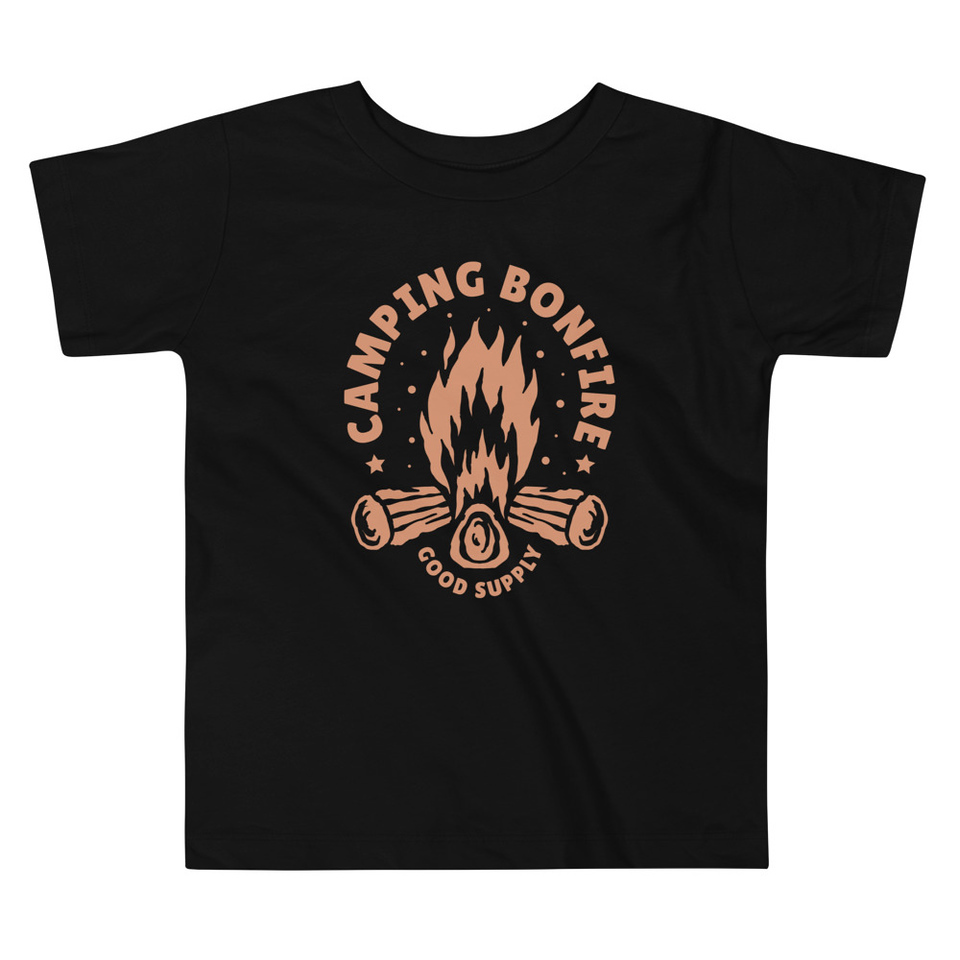 Camping Bonfire - Firewood Toddler Staple Tee