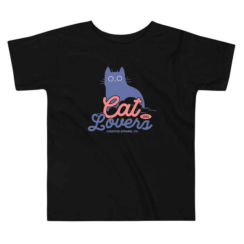 Cats Lovers Toddler Staple Tee