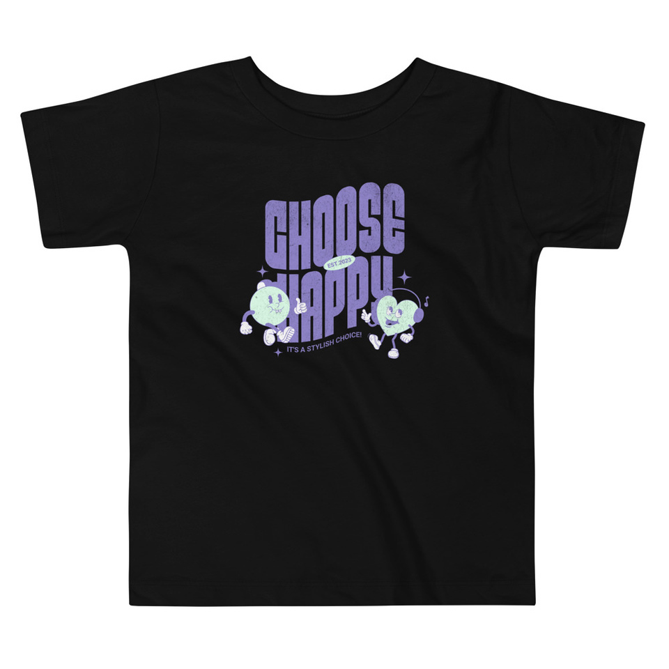 Choose Happy (2) Toddler Staple Tee