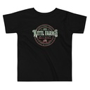 Christmas Tree Farm - Vintage Holiday Badge Toddler Staple Tee