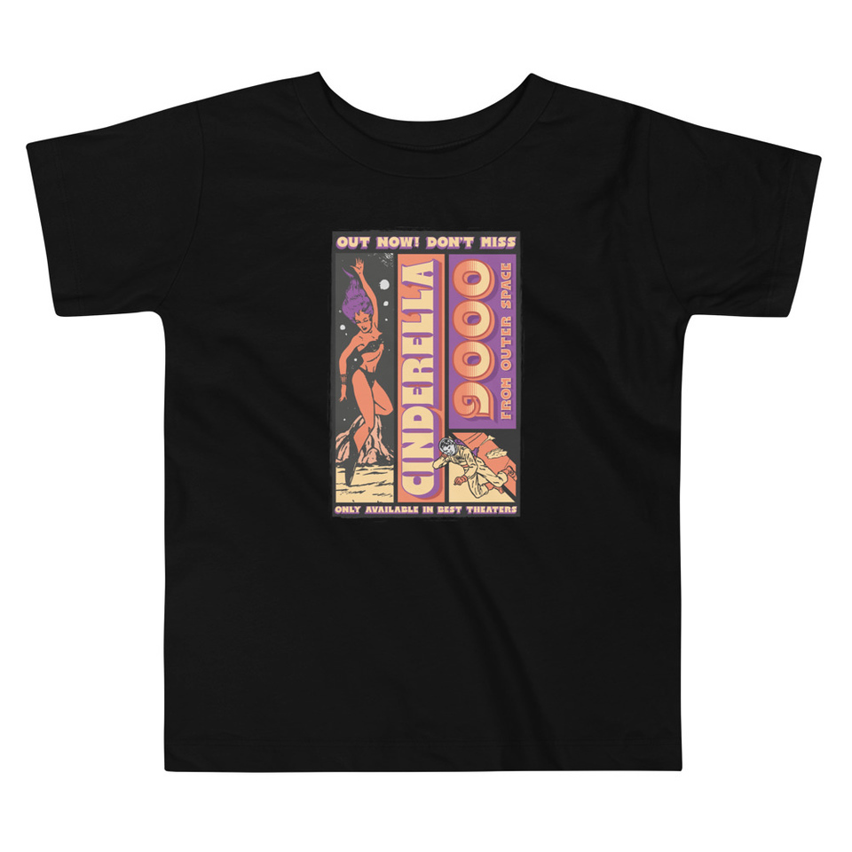 Cinderella 9000 - Retro Astronaut Toddler Staple Tee
