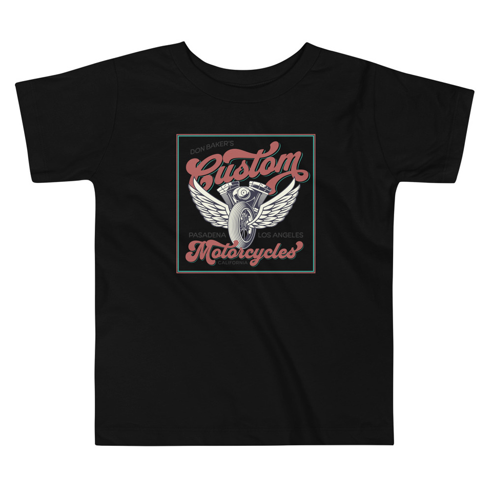 custom motorcycle  Toddler Staple Tee