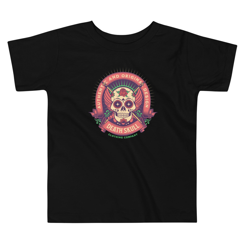 Death Skull - Badge  Toddler Staple Tee