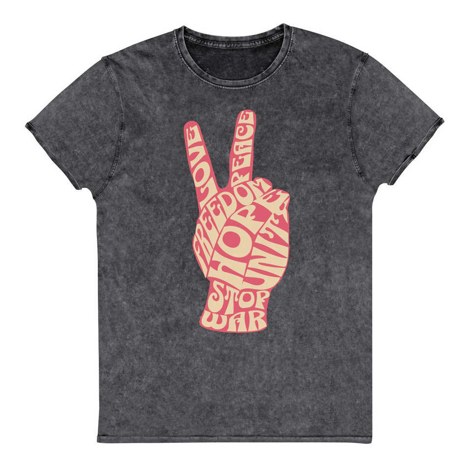 60s challenge Unisex Denim T-Shirt