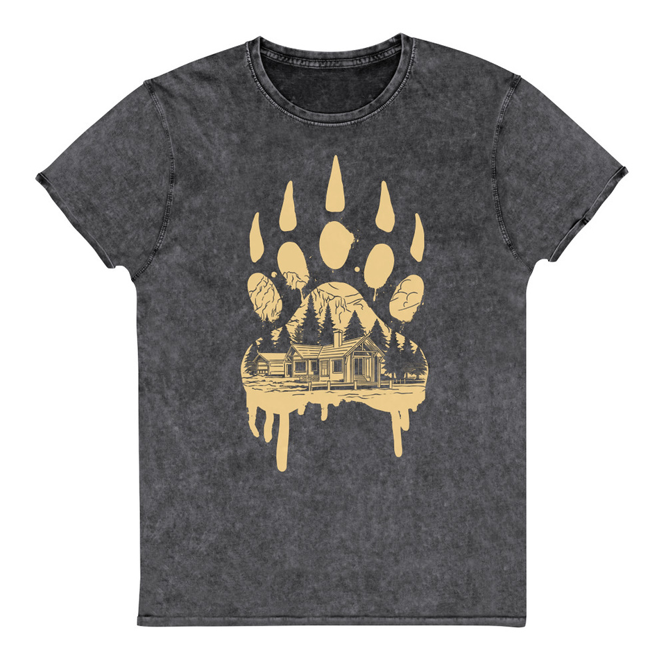 A Beary Good Home Unisex Denim T-Shirt