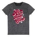 All You Need is Love - Retro Valentines Day Unisex Denim T-Shirt