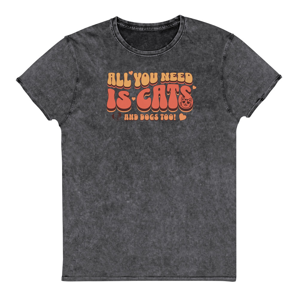 All You Need Unisex Denim T-Shirt