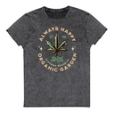 Always Happy - Cannabis Unisex Denim T-Shirt