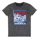 AMERICA (2) Unisex Denim T-Shirt