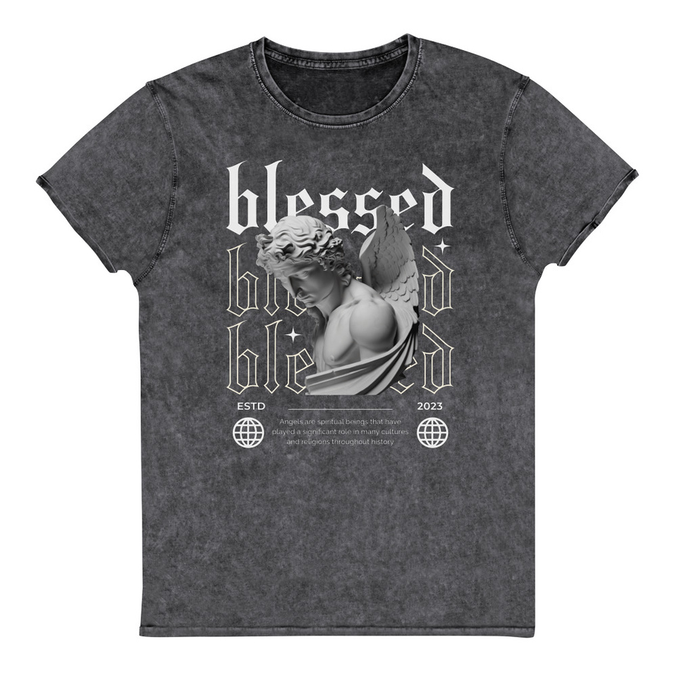 Angel Unisex Denim T-Shirt