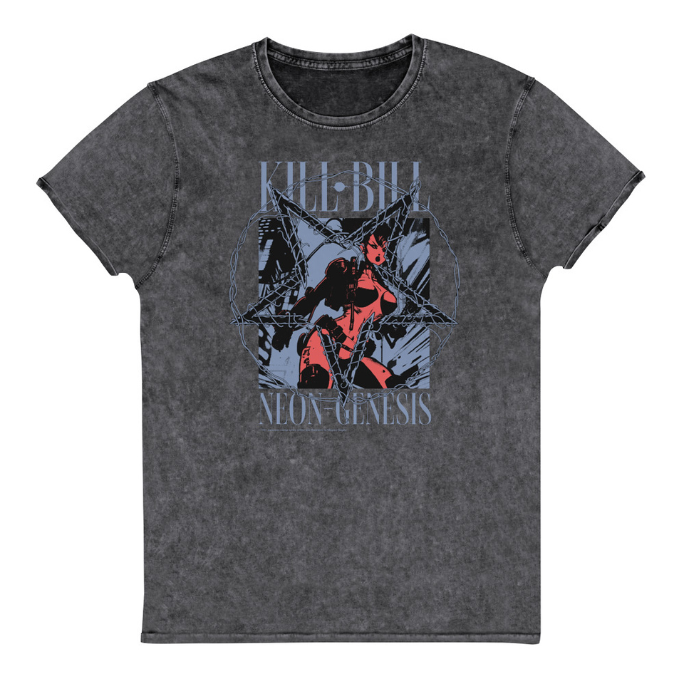 Anime Vintage Unisex Denim T-Shirt