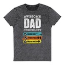 Awesome Dad Checklist Unisex Denim T-Shirt