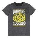 Banana Records - Comic Character Unisex Denim T-Shirt