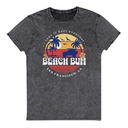 Beach Bum - Sunset Surfing Unisex Denim T-Shirt