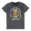 Beer Time - Father's Day Unisex Denim T-Shirt