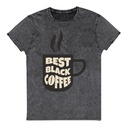 Best Black Coffee - Hot Cup Unisex Denim T-Shirt