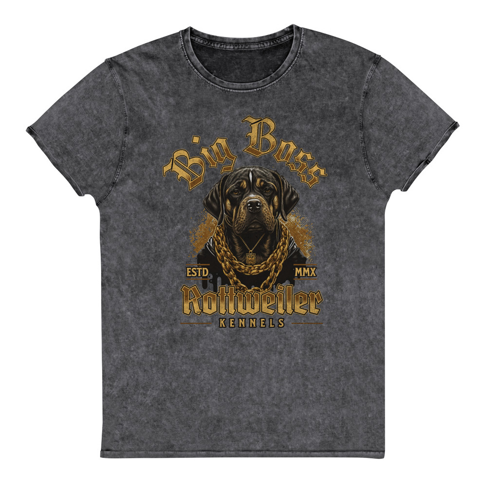 Big Boss Kennels Unisex Denim T-Shirt