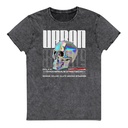 Black 3D Skull Unisex Denim T-Shirt