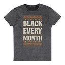 Black Every Month - African American History Unisex Denim T-Shirt