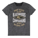 Blackwoods Campground - Mountain Adventure Unisex Denim T-Shirt