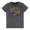 Boho Girl Poster Unisex Denim T-Shirt