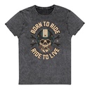Born to Ride, Ride to Live Unisex Denim T-Shirt