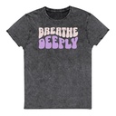 Breathe Deeply Unisex Denim T-Shirt