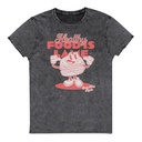 Burger Mascot Unisex Denim T-Shirt