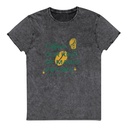 Caffeine Cartoon Unisex Denim T-Shirt