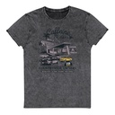 Caffeine Cruisers Unisex Denim T-Shirt
